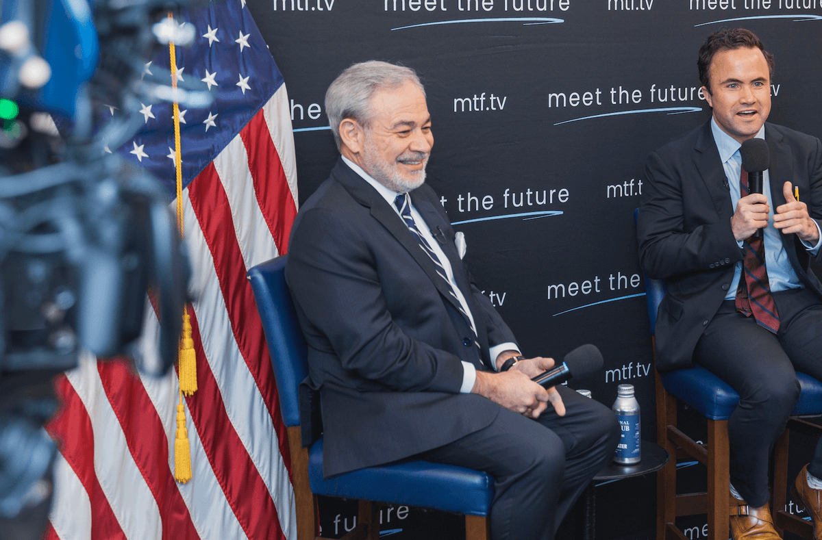 Former Energy Sec. Dan Brouillette sits with Kevin Cirilli