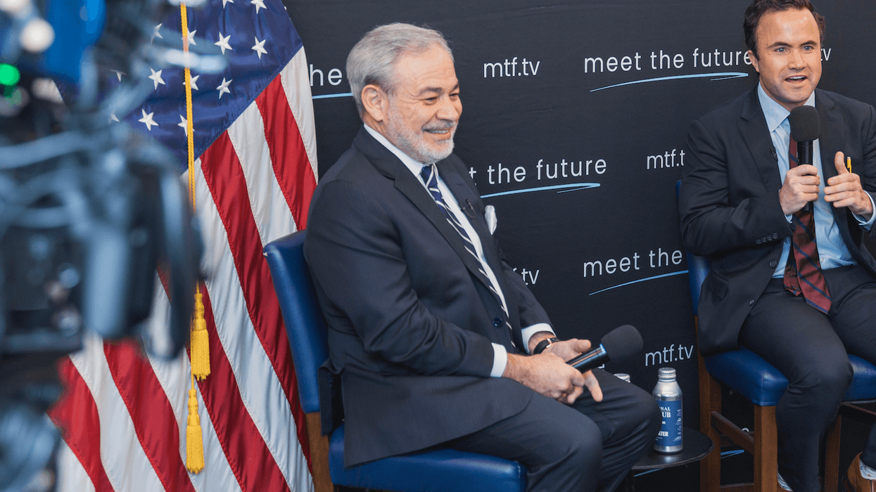 Former Energy Sec. Dan Brouillette sits with Kevin Cirilli