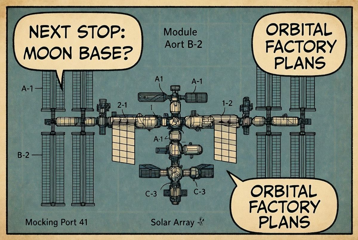 ISS Retirement Sparks Commercial Space Race