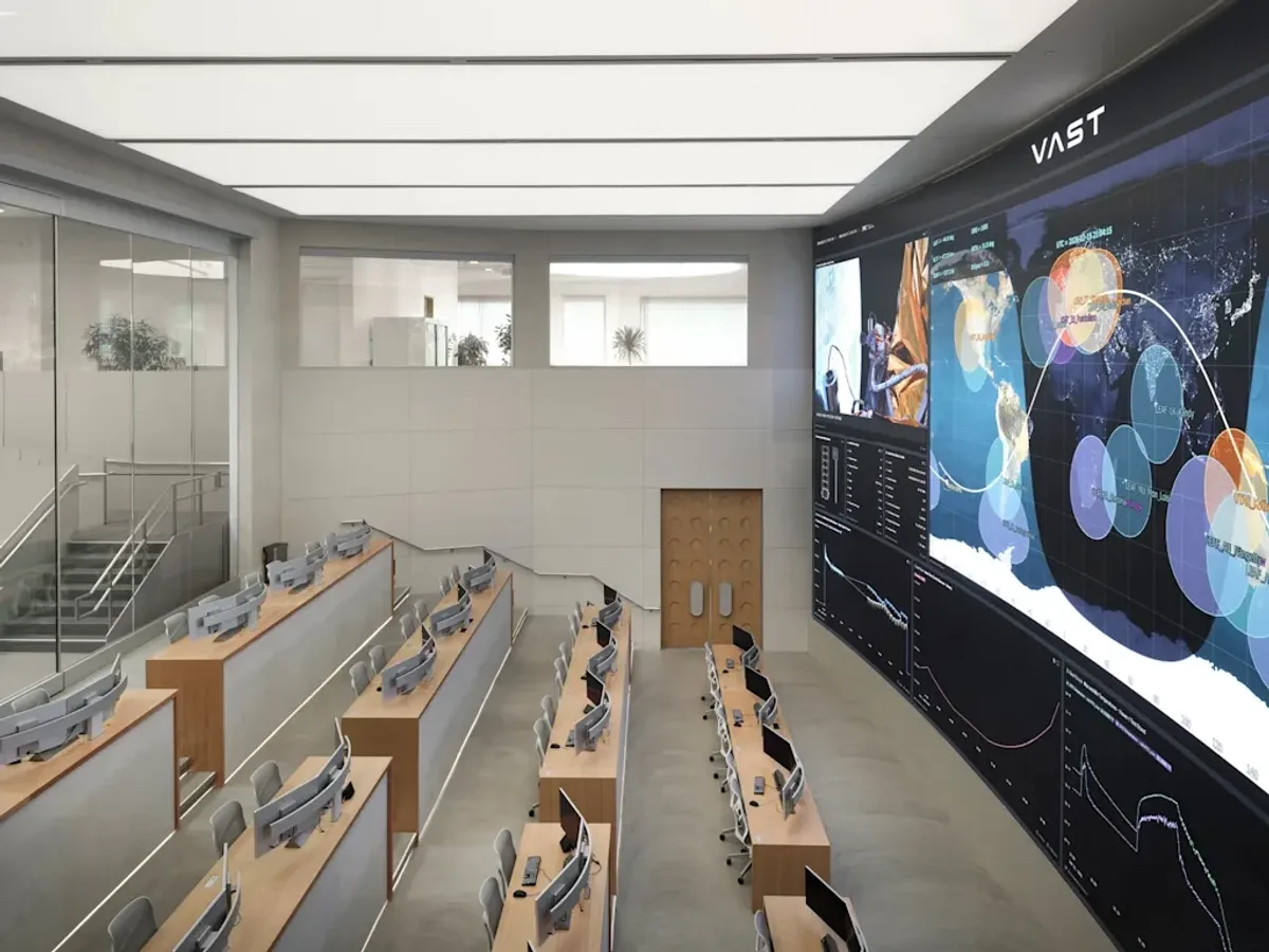 Vast office. Source: Fast Company. It represents the office of the future for space comapnies.